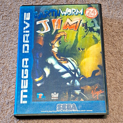 Earthworm jim sega mega - earthworm,